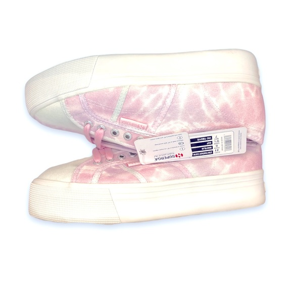 Superga Fantasy Tie-Dye Low Top Platform Sneakers 9.5 - Picture 10 of 11